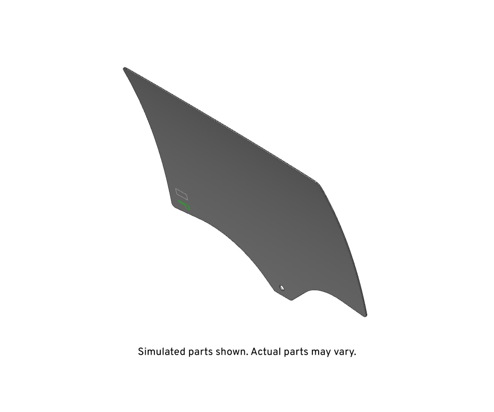 GM Genuine Parts Rear Passenger Side Door Window