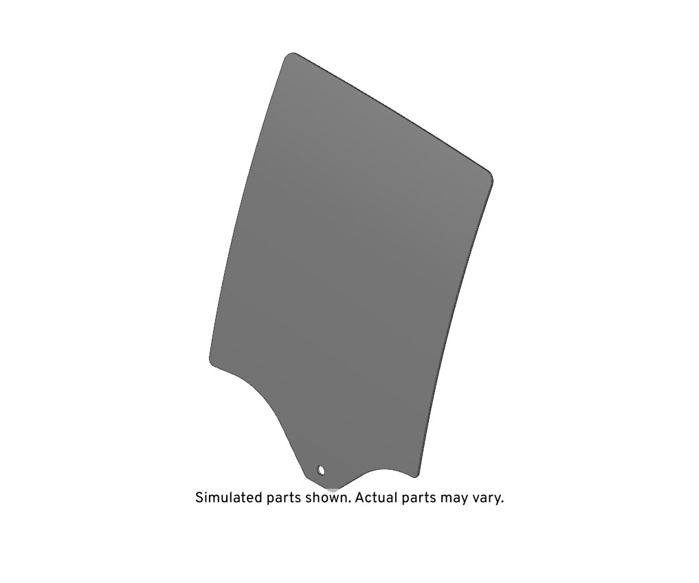GM Genuine Parts Rear Driver Side Door Window