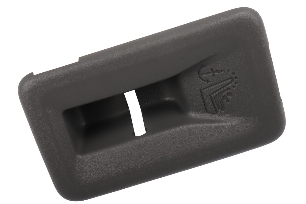 GM Genuine Parts Dark Ash Gray Rear Seat Anchor Plate Bezel