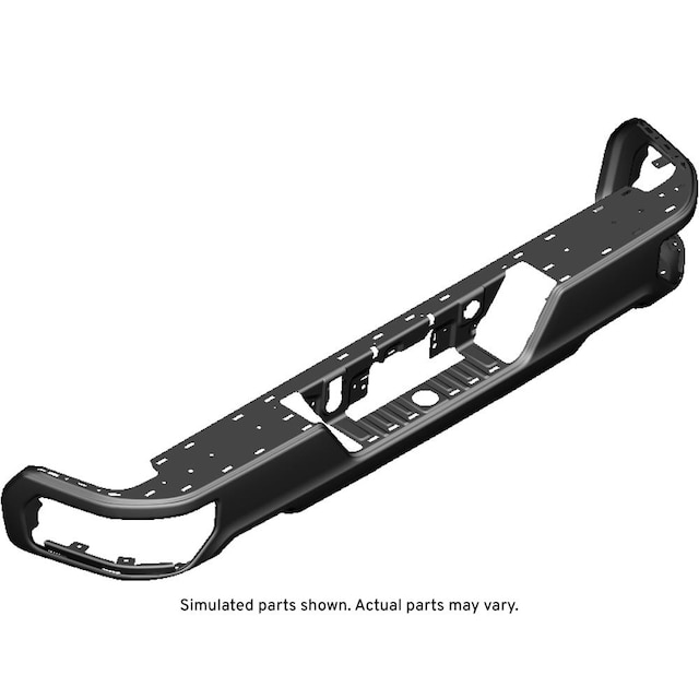 GM Genuine Parts Chrome Rear Bumper Impact Bar