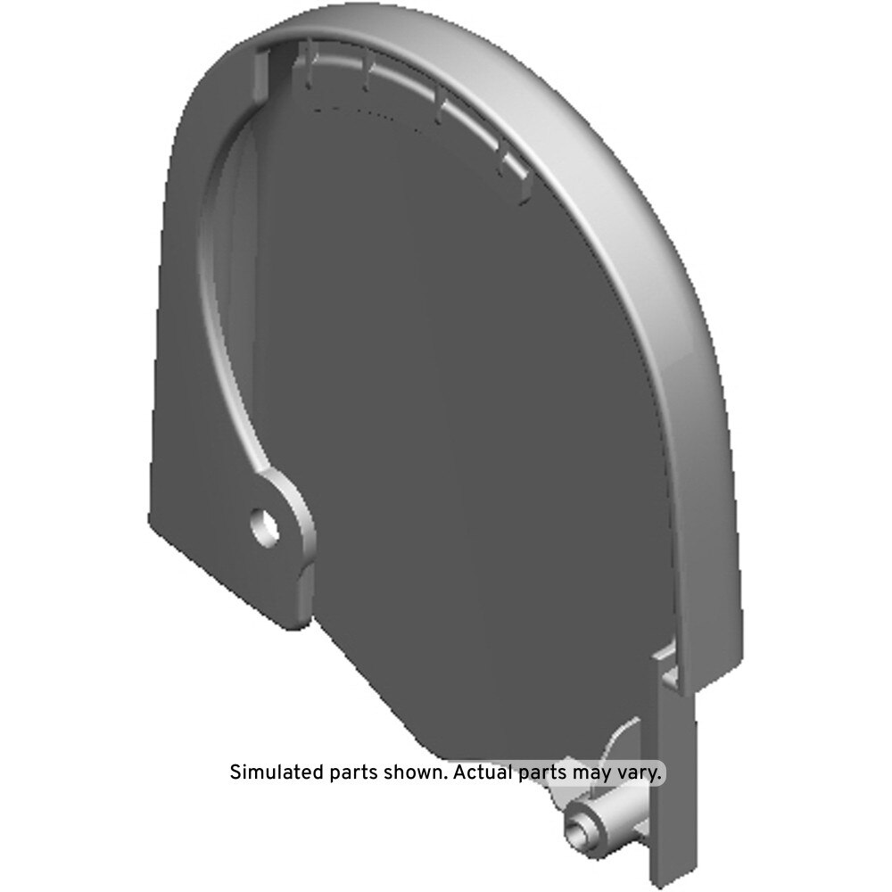 GM Genuine Parts Titanium Driver Side 3rd Row Seat Hinge Finish Cover