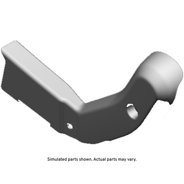 GM Genuine Parts Maple Sugar Driver Side 3rd Row Seat Back Hinge Finish Cover
