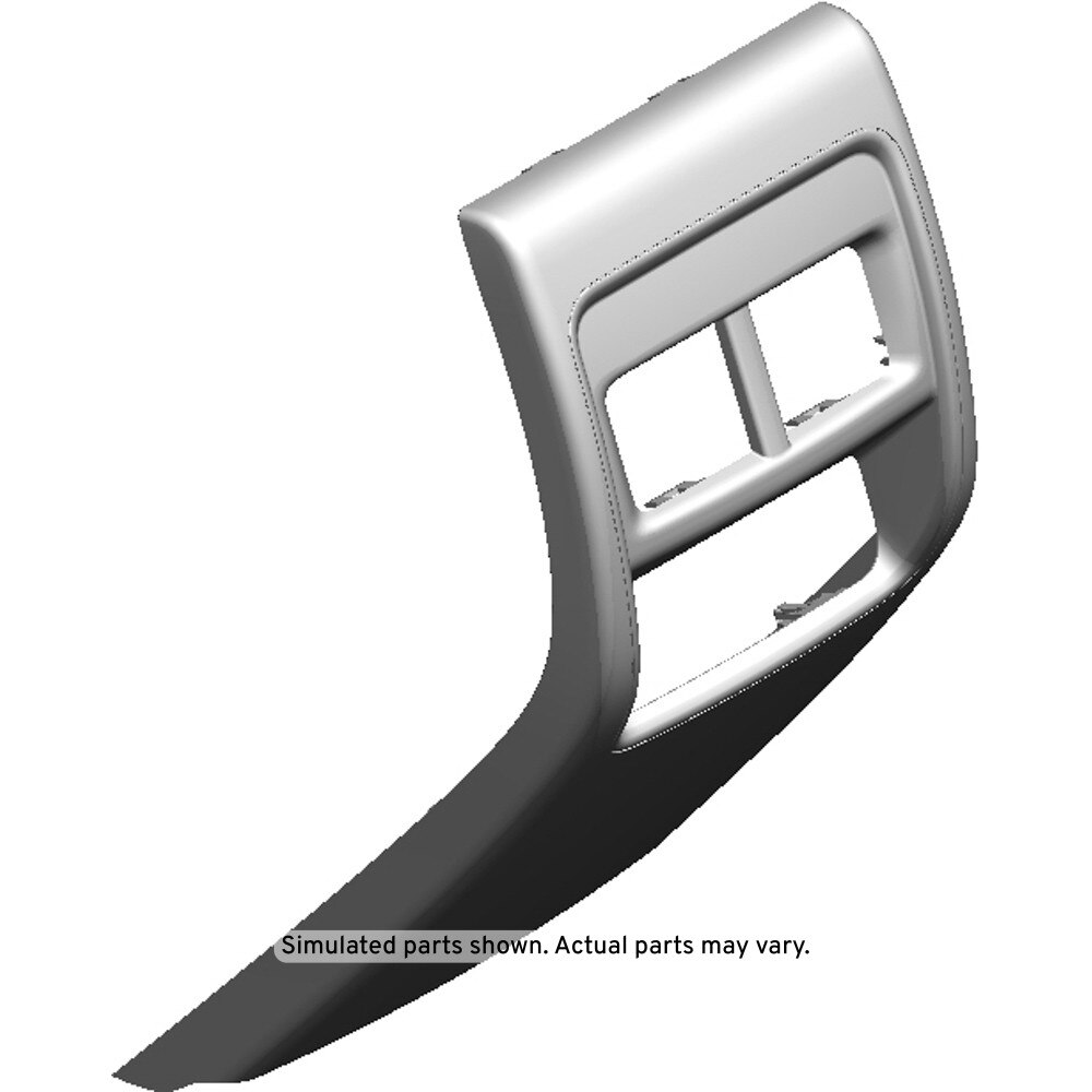 GM Genuine Parts Black Front Floor Console Rear Trim Panel