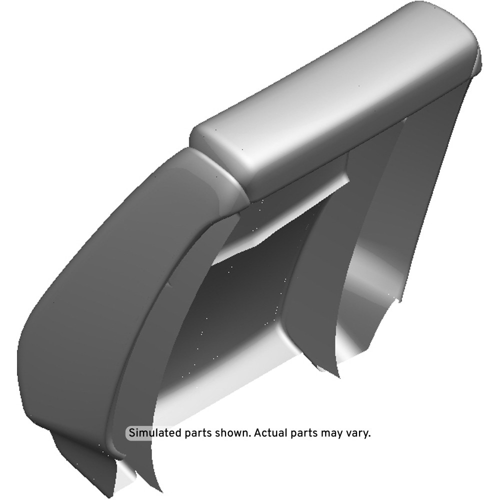 GM Genuine Parts Black Front Passenger Side Seat Back Cover