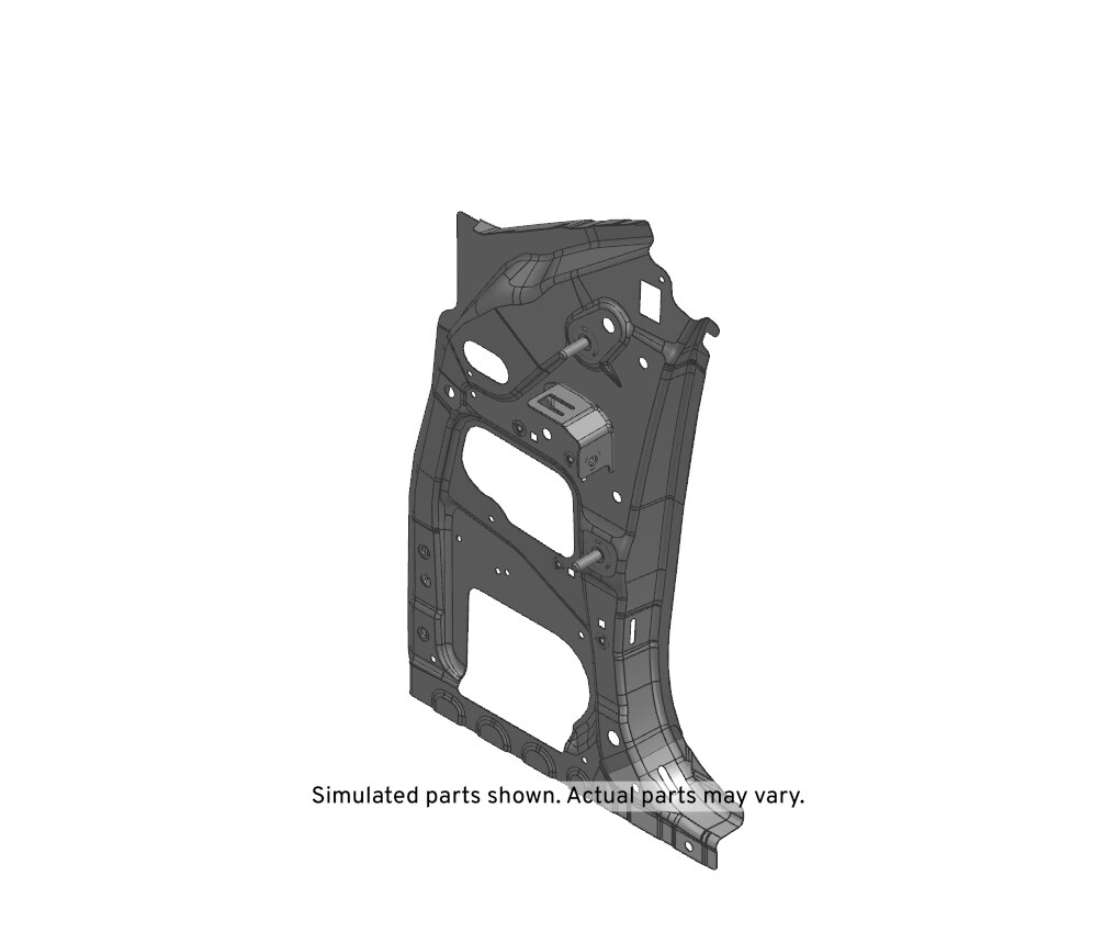 GM Genuine Parts Passenger Side Body Hinge Pillar Inner Panel