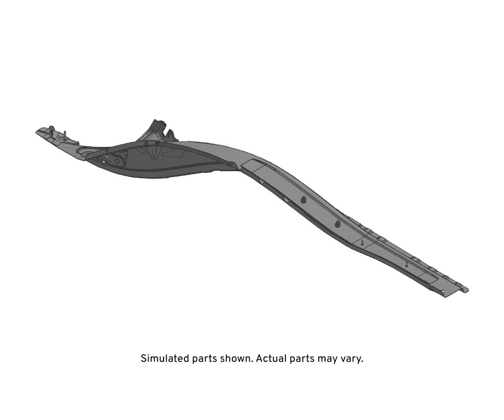 GM Genuine Parts Driver Side Rear Compartment Floor Panel Rail