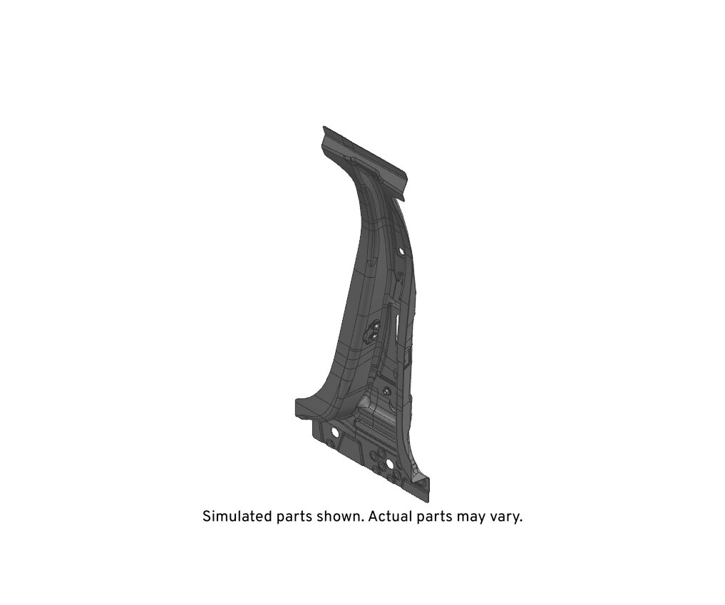 GM Genuine Parts Passenger Side Center Pillar Outer Panel Reinforcement