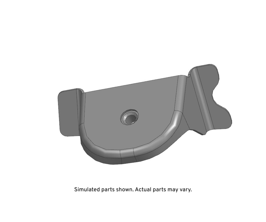 GM Genuine Parts Front Passenger Side Upper Tie Bar Extension