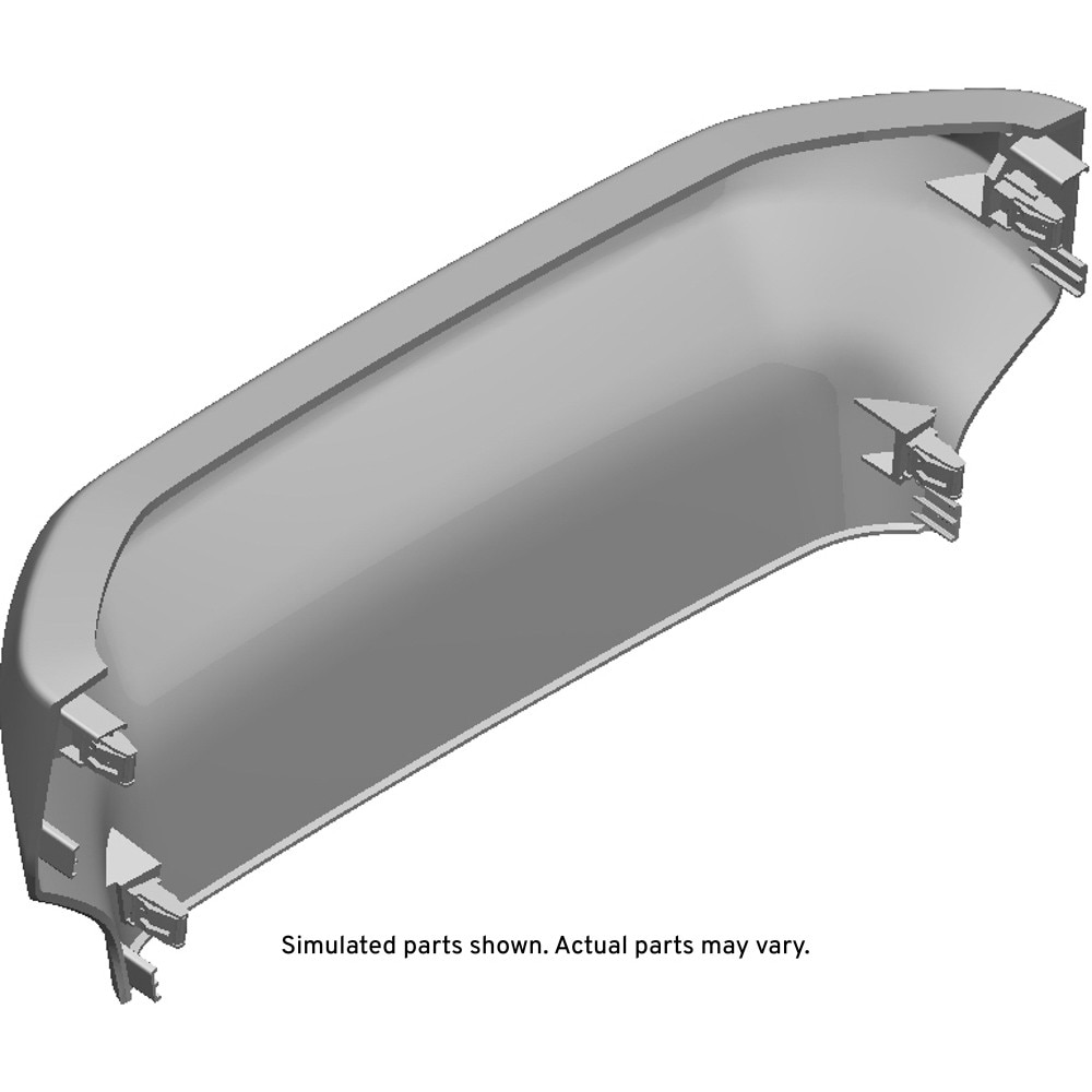 GM Genuine Parts Whisper Beige Front Floor Console Compartment Front Trim Panel