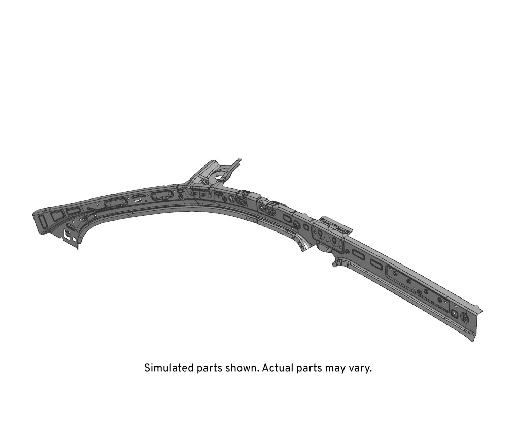 GM Genuine Parts Driver Side Roof Inner Side Rail
