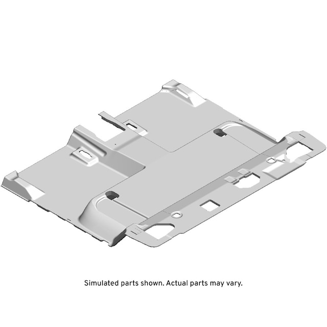 GM Genuine Parts Black Rear Floor Panel Carpet