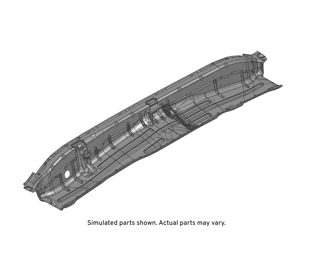 GM Genuine Parts Plenum Front Panel Outer Reinforcement