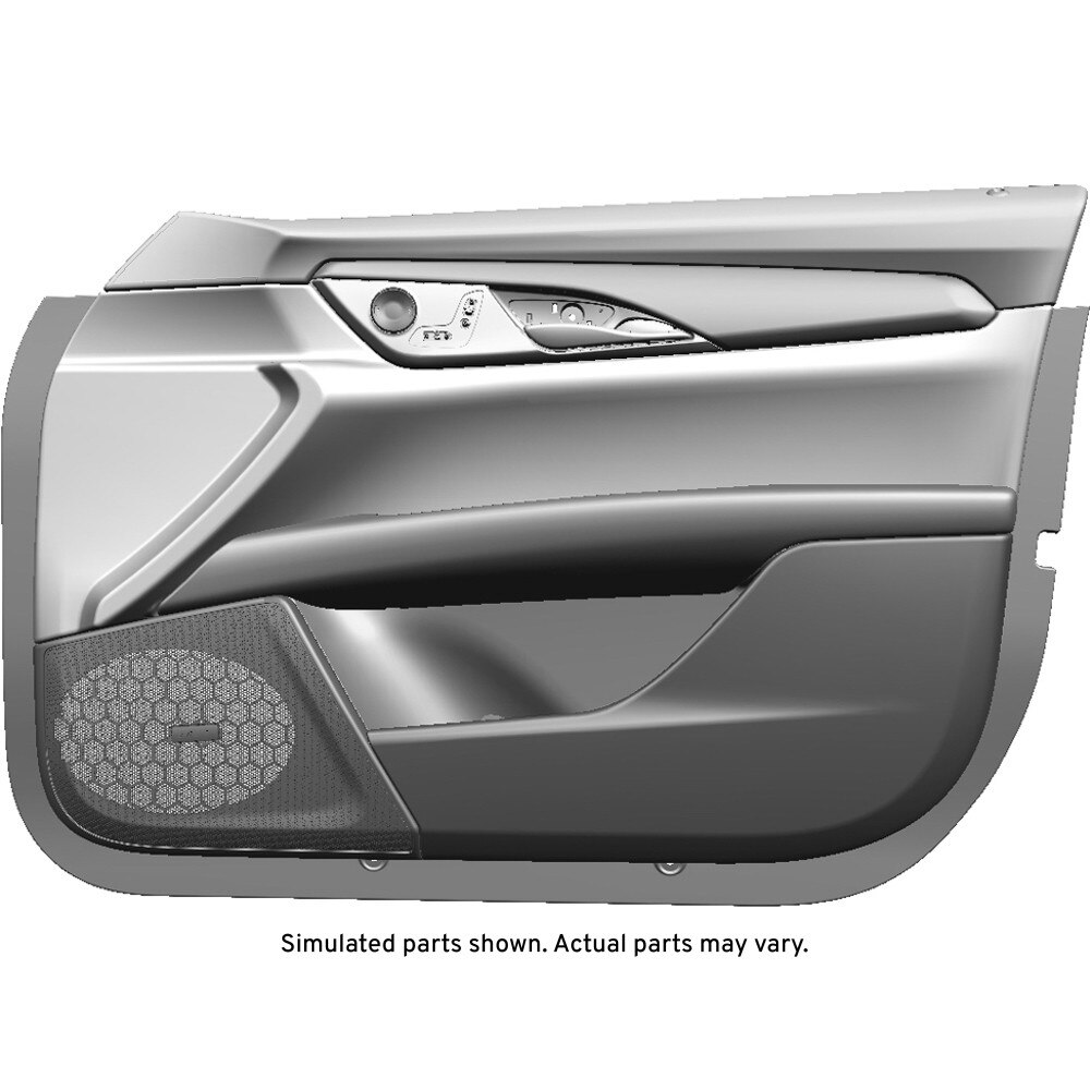 GM Genuine Parts Black Front Passenger Side Door Trim Assembly