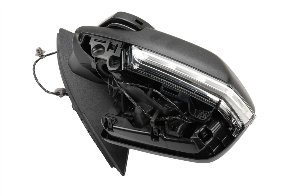 GM Genuine Parts Black Passenger Side Door Mirror without Cover