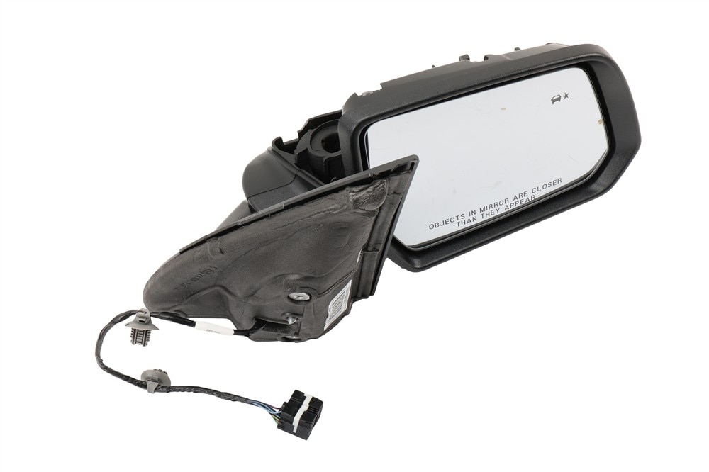 GM Genuine Parts Black Passenger Side Door Mirror without Cover