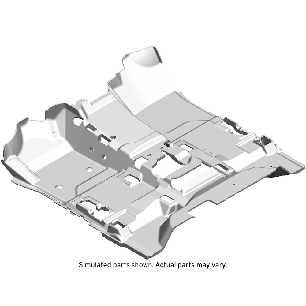 GM Genuine Parts Black Floor Panel Carpet