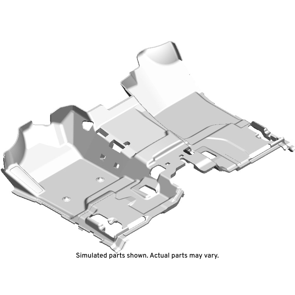 GM Genuine Parts Black Floor Panel Carpet