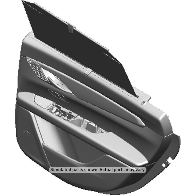 GM Genuine Parts Black Rear Passenger Side Door Trim