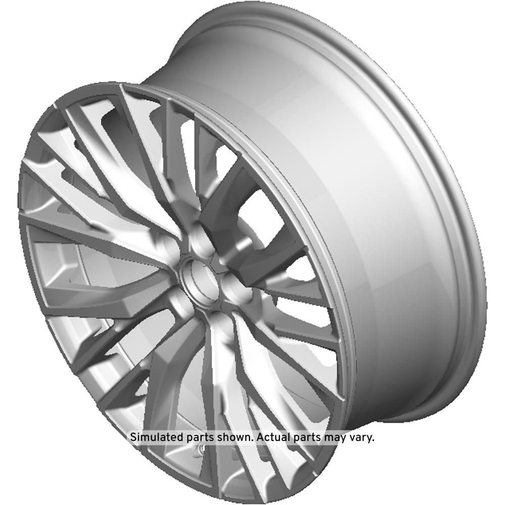 GM Genuine Parts Dark Android 20-Spoke Front and Rear Wheel