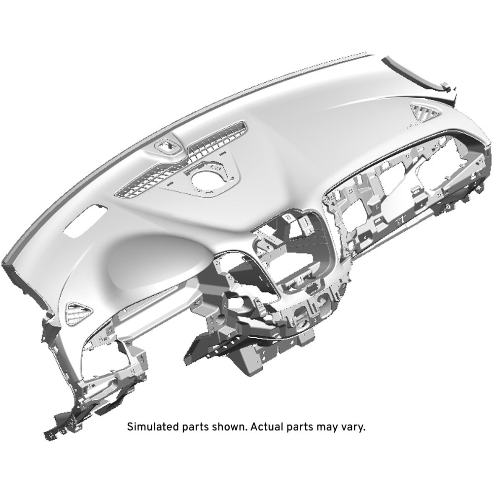 GM Genuine Parts Black Instrument Panel