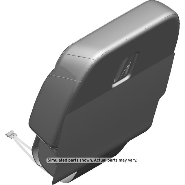 GM Genuine Parts Black Rear Driver Side Seat Back Cover