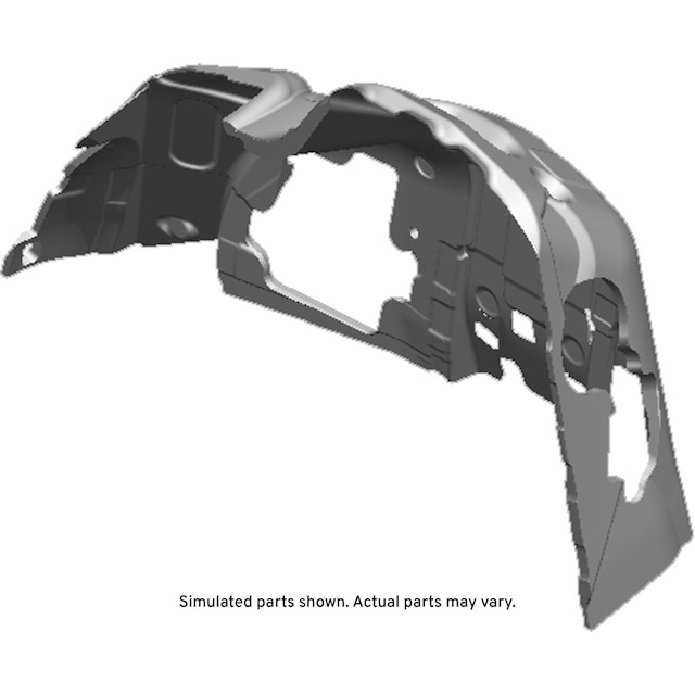 GM Genuine Parts Rear Driver Side Wheelhouse Panel Rear Insulator