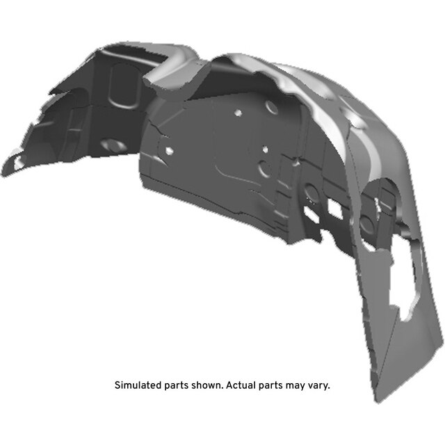 GM Genuine Parts Rear Driver Side Wheelhouse Panel Rear Insulator