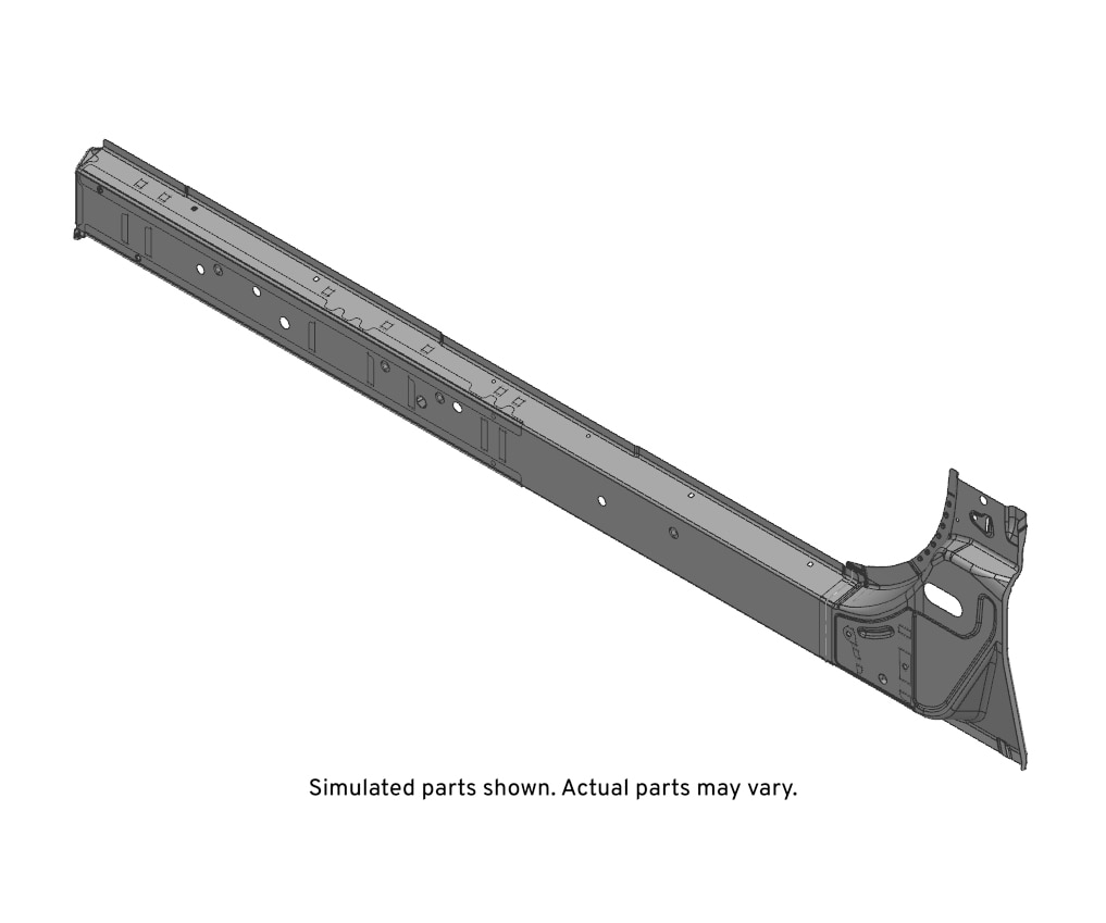 GM Genuine Parts Passenger Side Rocker Inner Panel
