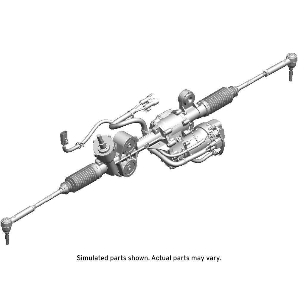GM Genuine Parts Electric Belt Drive Rack and Pinion Steering Gear, Remanufactured