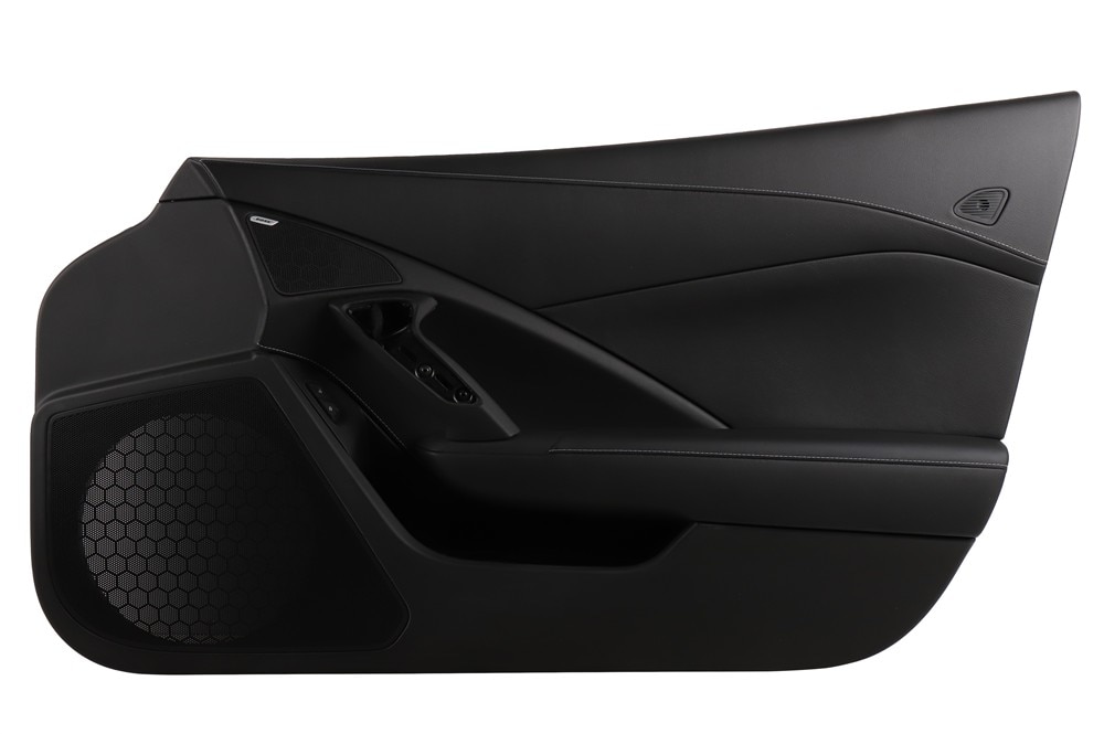 GM Genuine Parts Black Front Passenger Side Door Trim Assembly