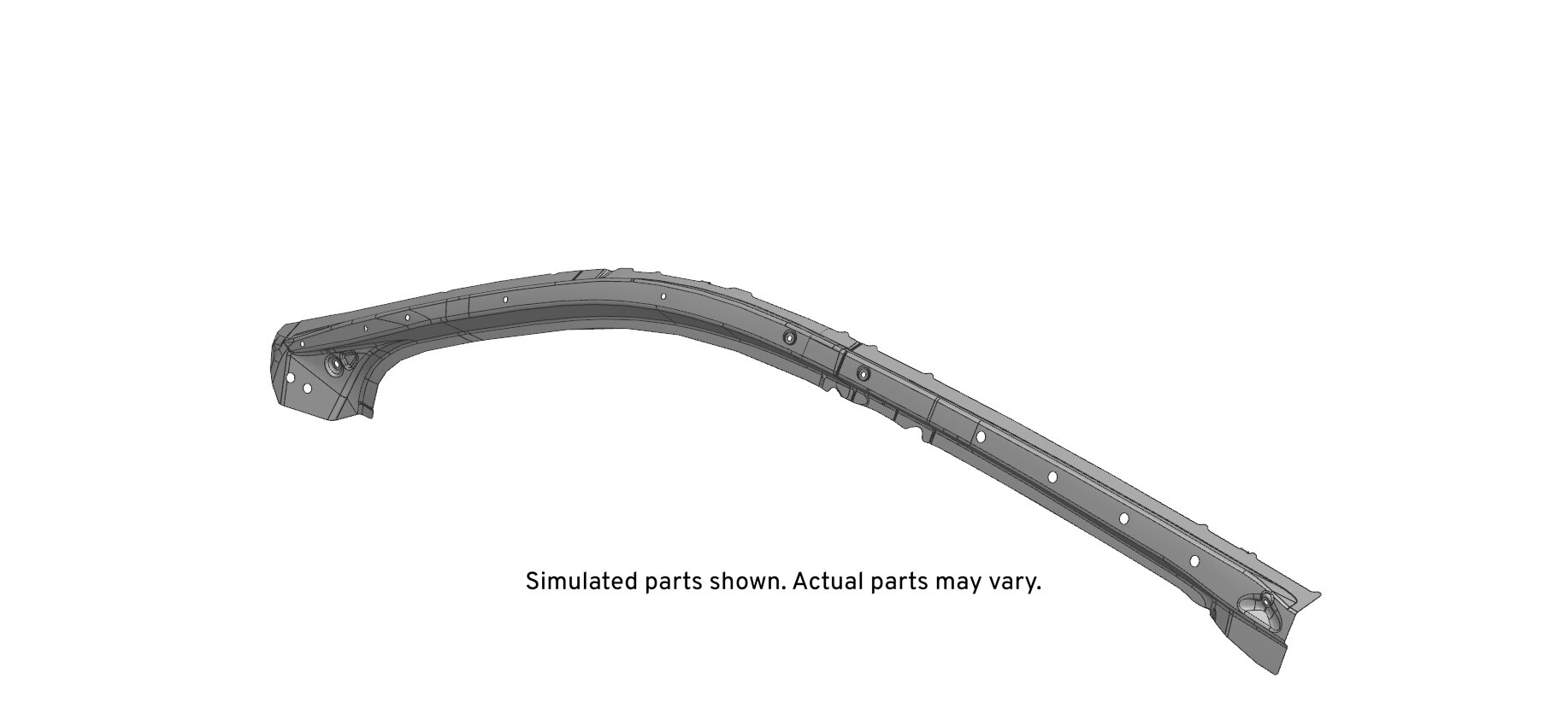 GM Genuine Parts Driver Side Roof Outer Side Rail