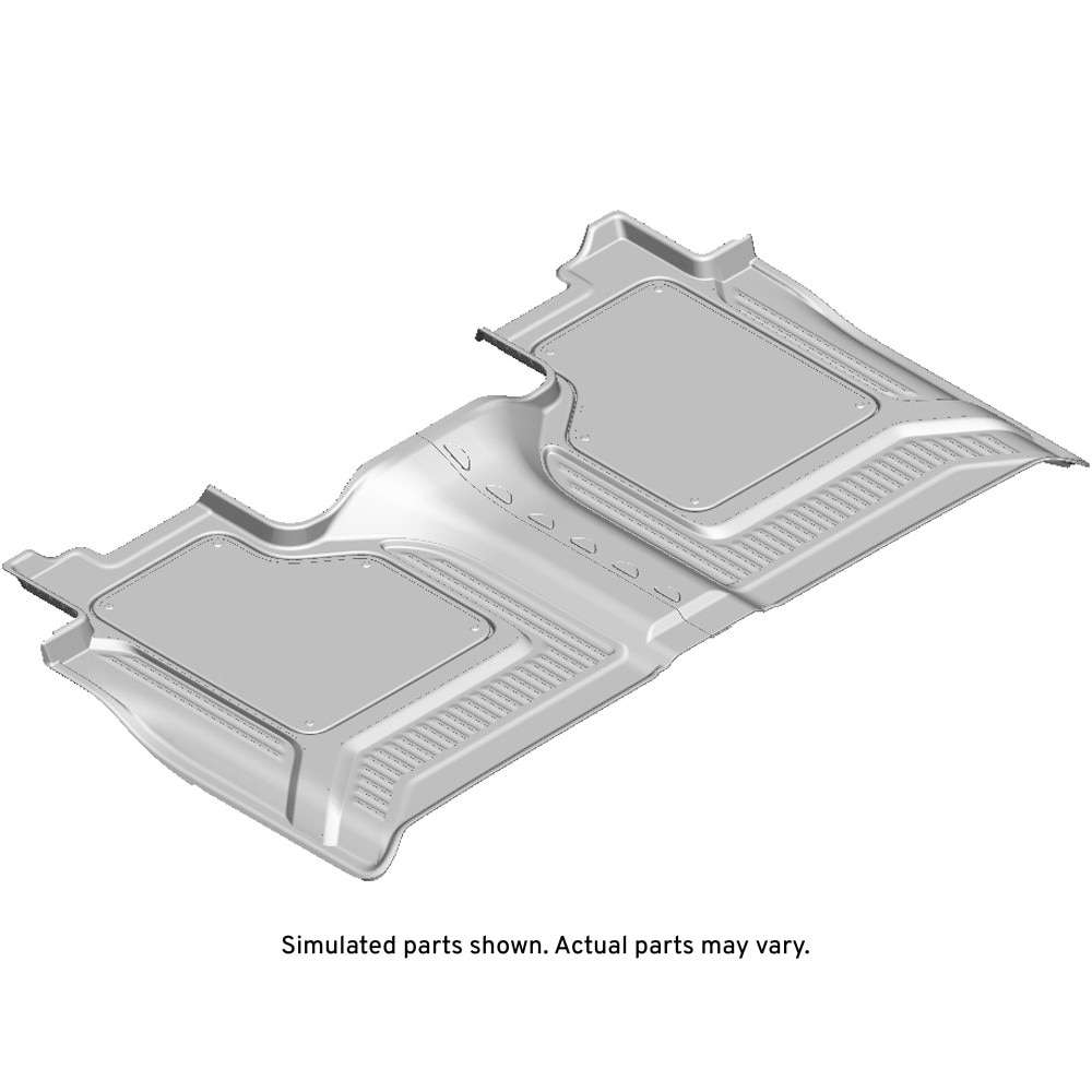 GM Genuine Parts Dark Atmosphere Rear Floor Mat Package