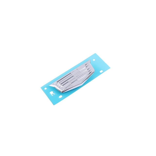 GM Genuine Parts Galvano Silver Driver Side Fender Emblem