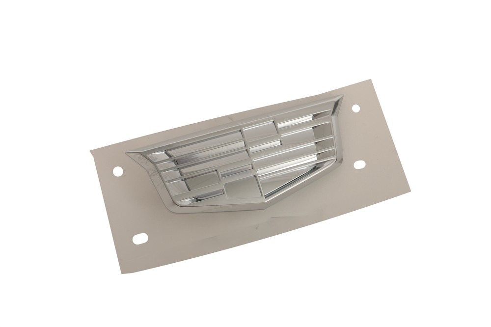 GM Genuine Parts Galvano Silver Passenger Side Fender Emblem