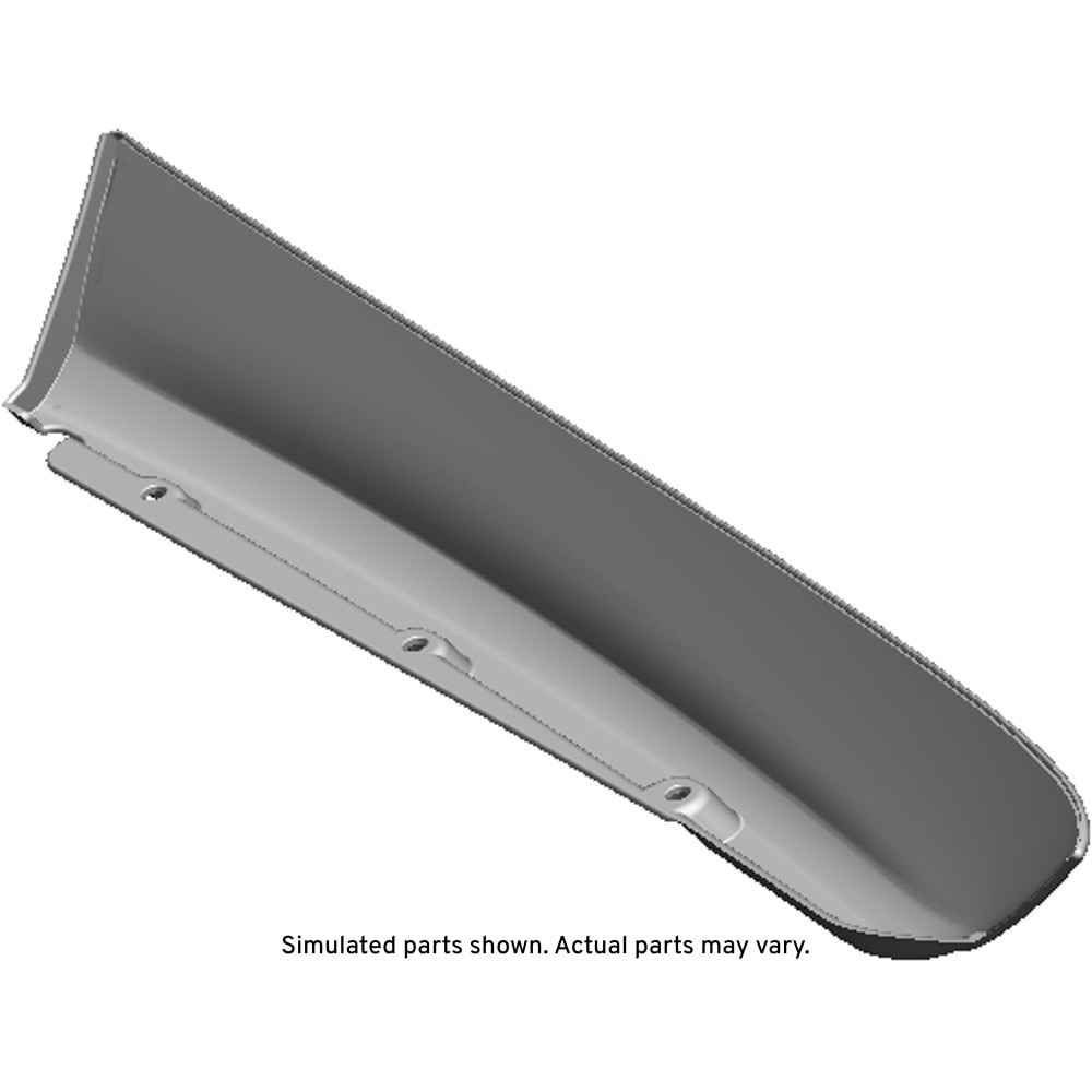 GM Genuine Parts Primed Passenger Side Bumper Cover Extension