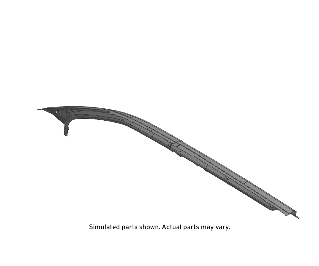 GM Genuine Parts Passenger Side Roof Side Rail
