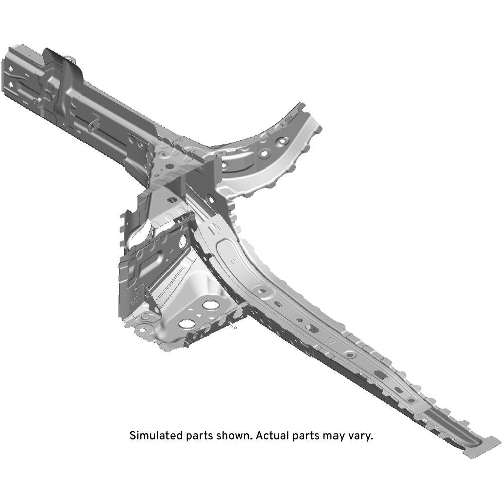 GM Genuine Parts Driver Side Front Compartment Side Rail