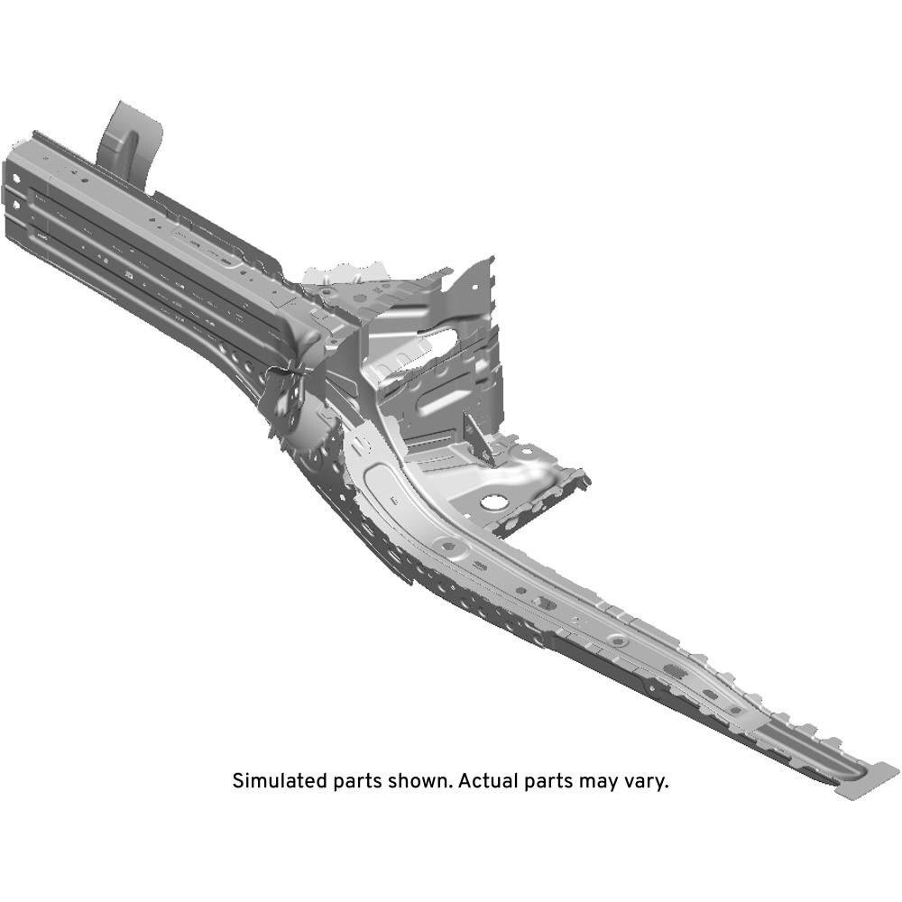 GM Genuine Parts Passenger Side Front Compartment Side Rail