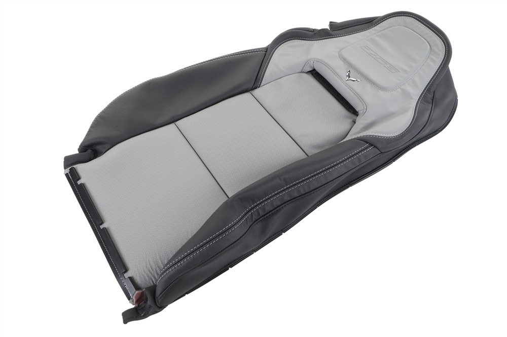 GM Genuine Parts Ash Gray Front Passenger Side Seat Back Cover