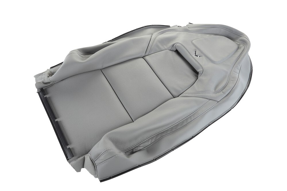 GM Genuine Parts Ash Gray Front Passenger Side Seat Back Cover