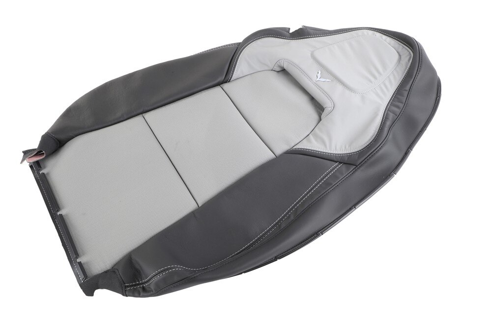 GM Genuine Parts Ash Gray Front Passenger Side Seat Back Cover