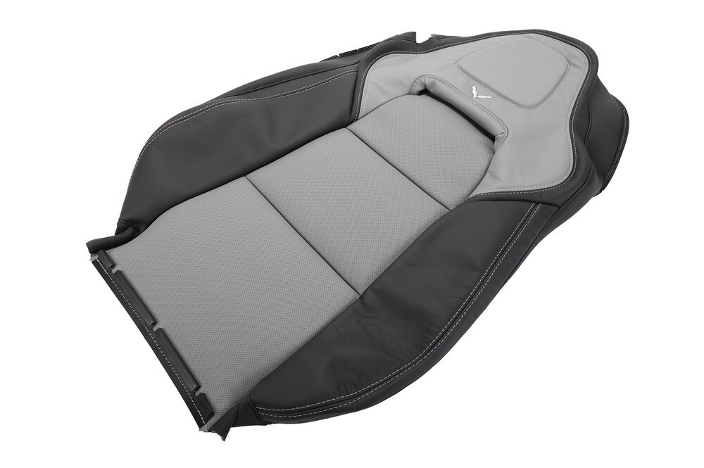 GM Genuine Parts Ash Gray Front Passenger Side Seat Back Cover