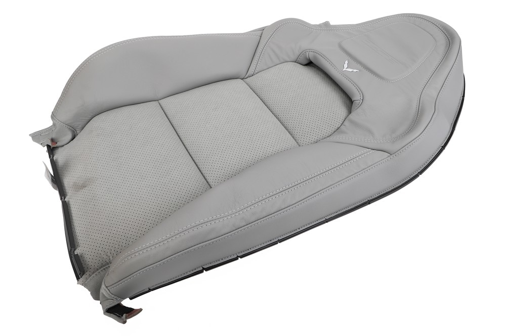 GM Genuine Parts Ash Gray Front Passenger Side Seat Back Cover