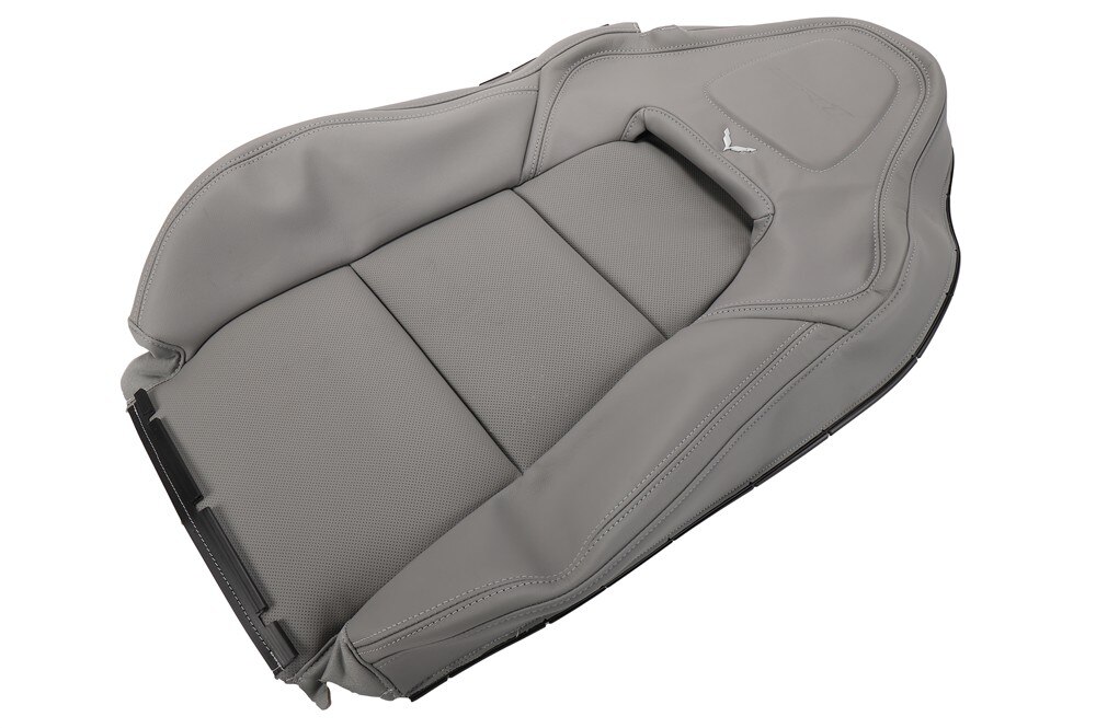 GM Genuine Parts Ash Gray Front Passenger Side Seat Back Cover
