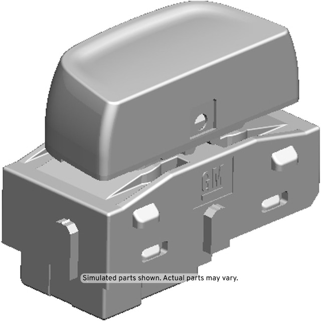 GM Genuine Parts Black Driver Side Door Lock Switch