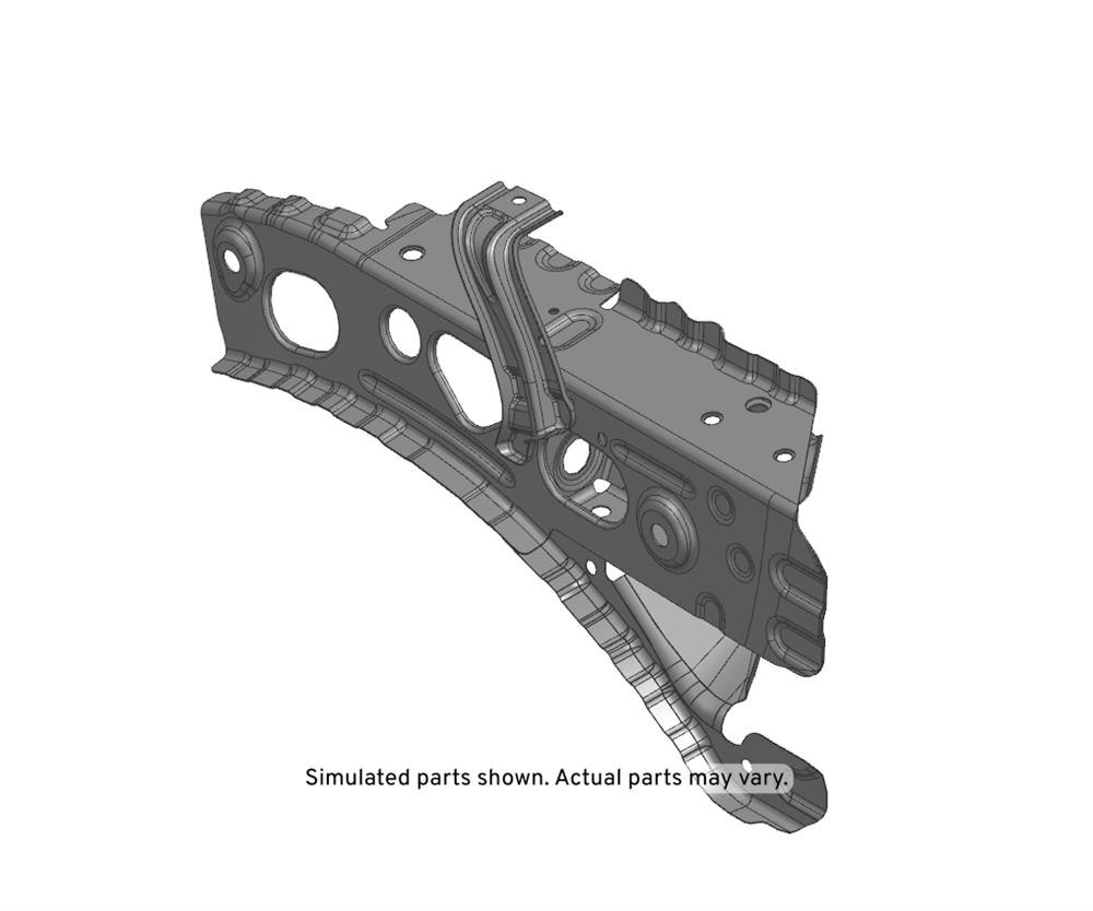 GM Genuine Parts Driver Side Front Compartment Upper Side Rail