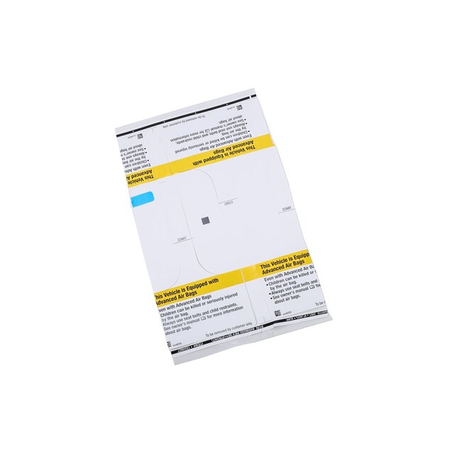 GM Genuine Parts Instrument Panel Airbag Warning Tag