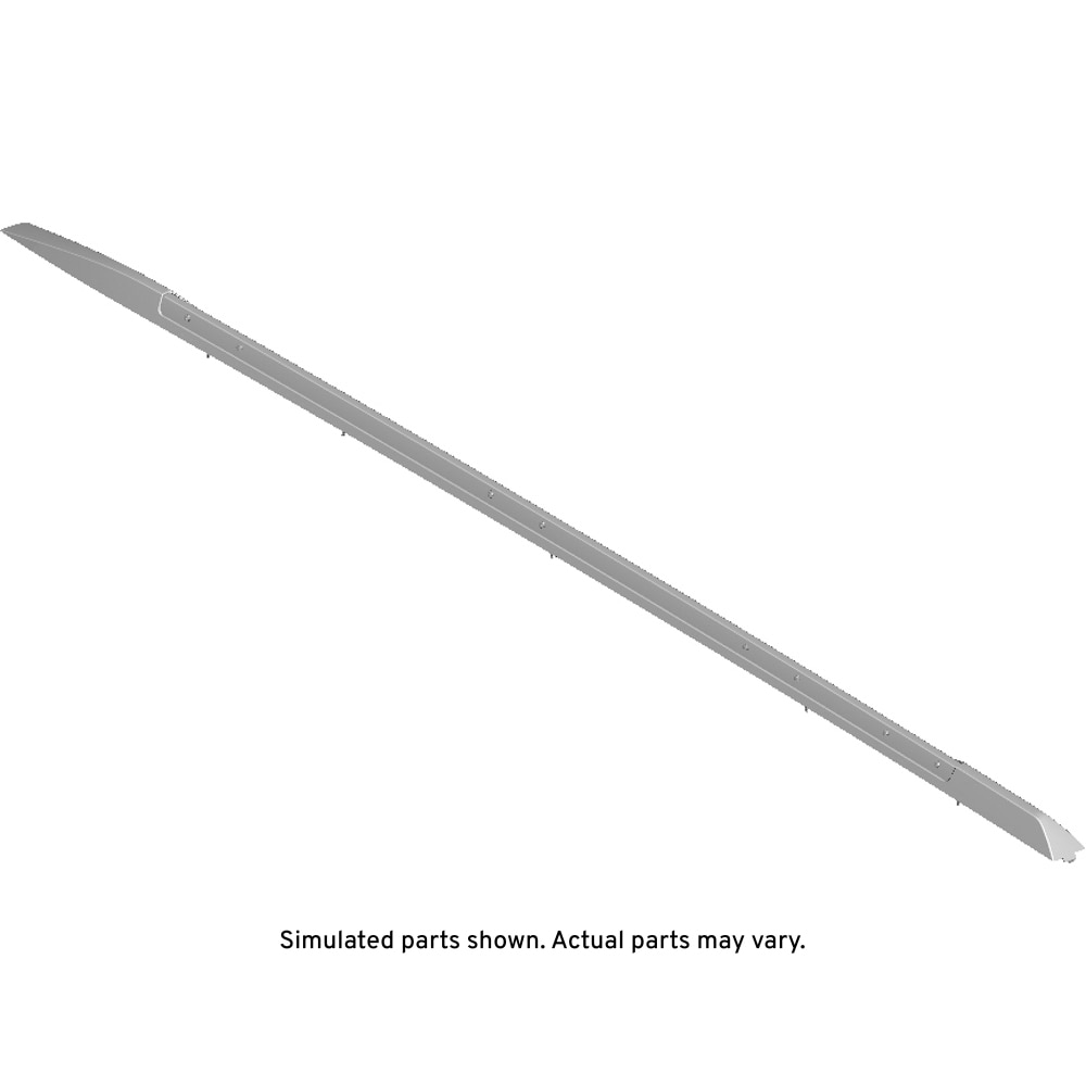 GM Genuine Parts Passenger Side Luggage Carrier Rail