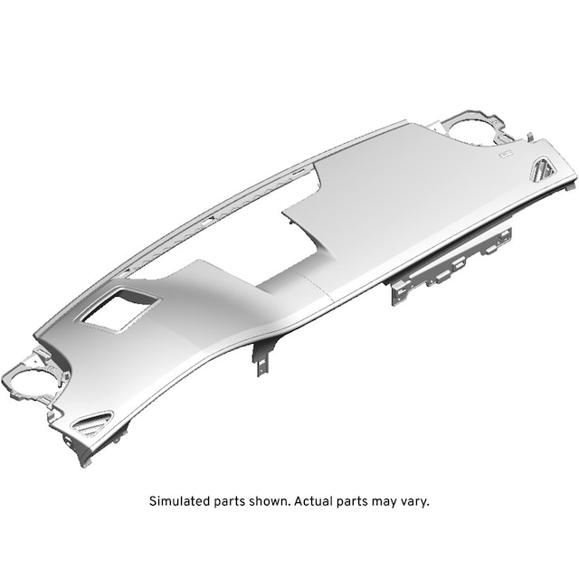 GM Genuine Parts Black Instrument Panel Upper Trim Panel