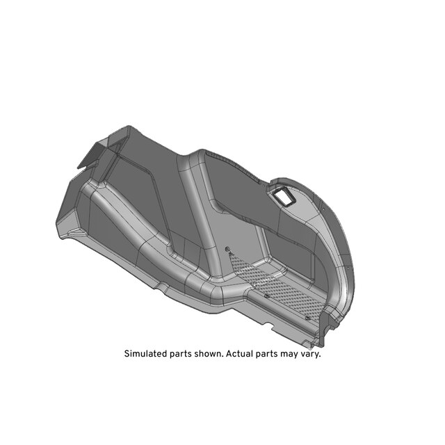GM Genuine Parts Black Diamond Passenger Side Rear Compartment Side Trim